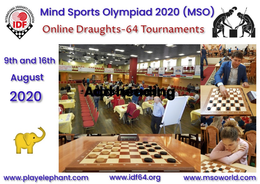 Online Victory Cup in Draughts-64, dedicated to the 75th